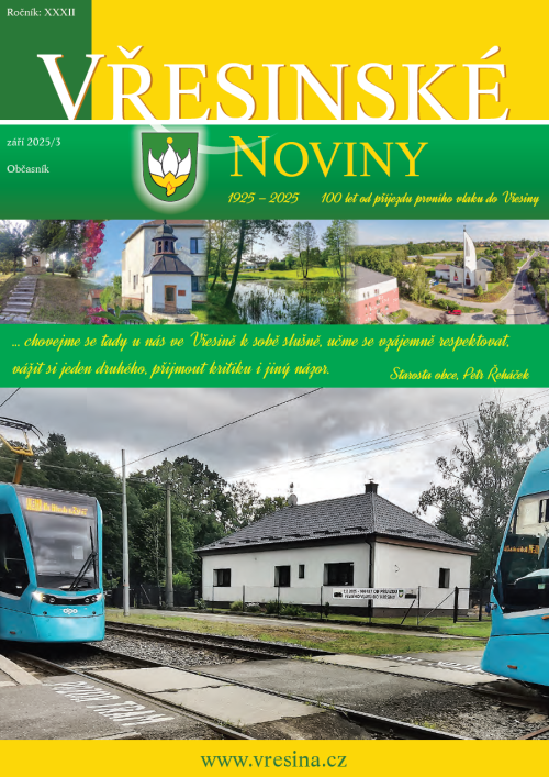 Vřesinské noviny září 2025