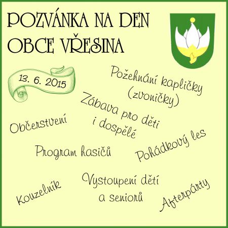 pozvánka