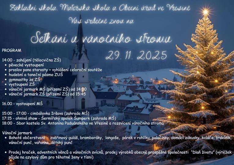Setkání u&nbsp;vánočního stromu 2025