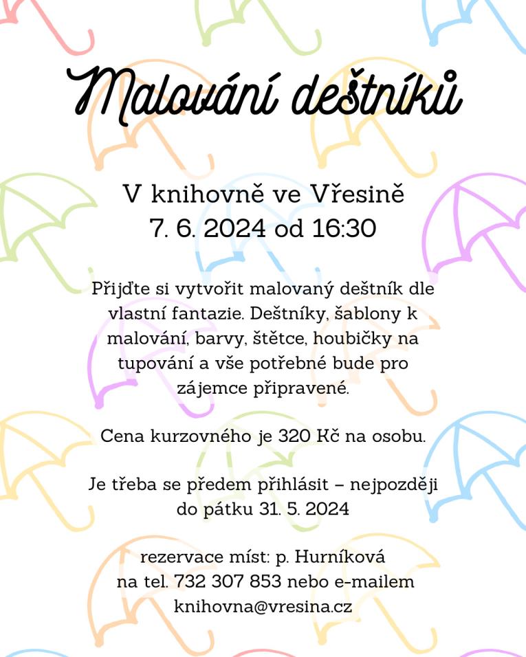 Malování deštníků