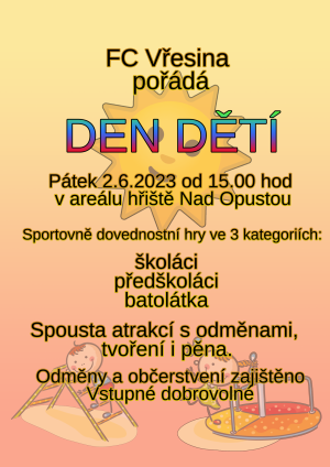 Den dětí - FC Vřesina